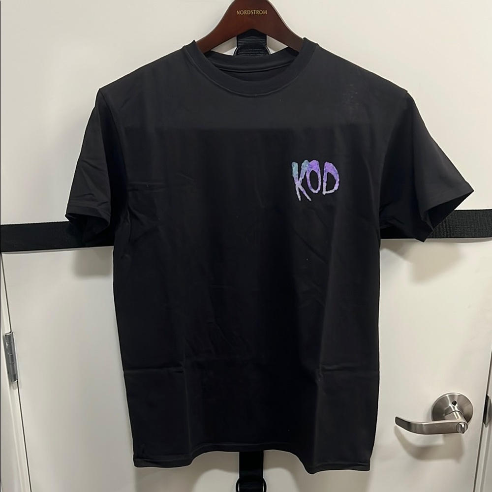 Black J. Cole KOD Short Sleeve Tee with Crew Neck